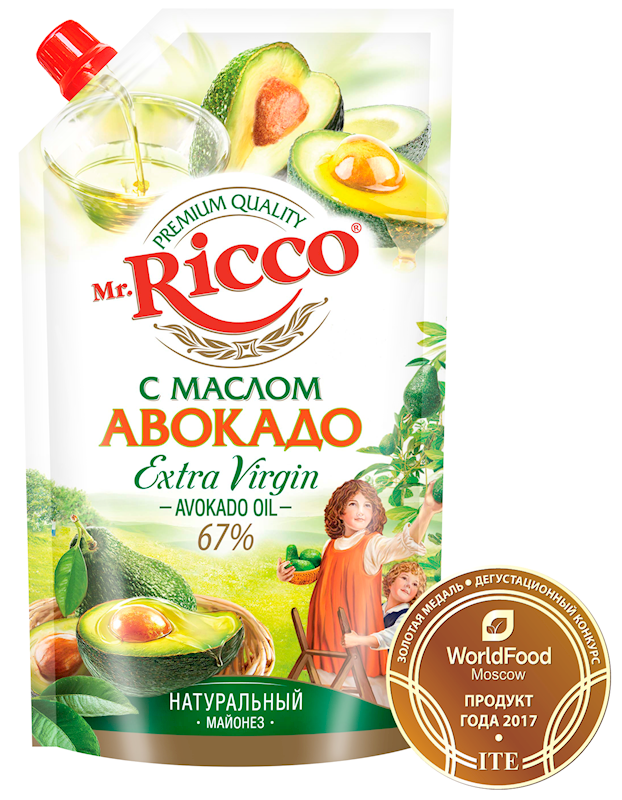 Mr. Ricco Mayonnaise with Extra Virgin Avocado Oil 14.1 oz (400g)