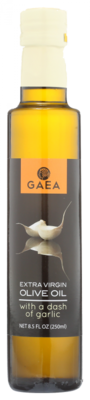 Gaea Extra Virgin Olive Oil with Garlic 8.5 oz (250ml)