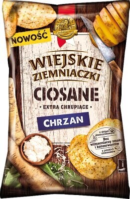 Lorenz Horseradish Potato Chips (Chipsy Wiejskie Ziemniaczki Chrzan) 3.9 oz (100g)