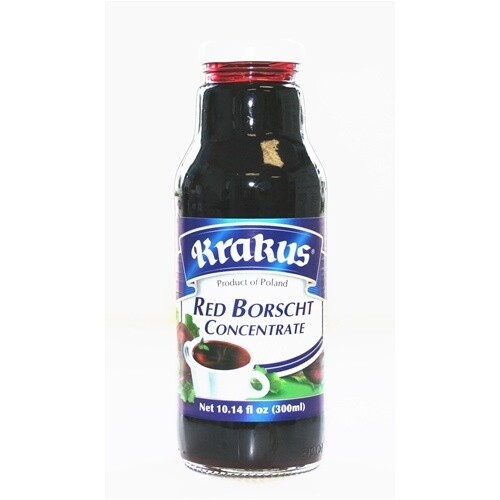 Krakus Red Borscht Concentrate (Koncentrat Barszczu Czerwonego) 10.1 oz (300ml)