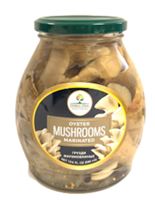 Family Tree Marinated Oyster Mushrooms 19.6 oz (580ml)