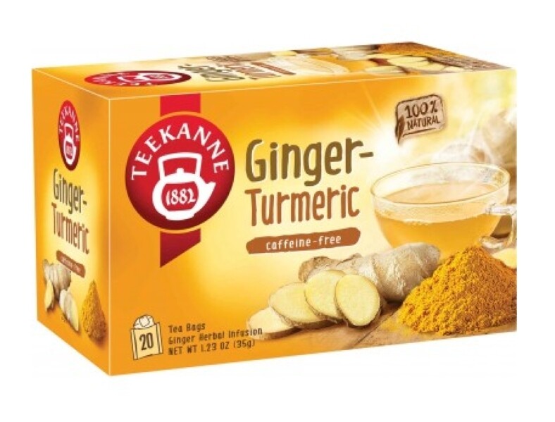 Teekanne Ginger Turmeric Box of 20 Tea Bags 1.2 oz (35g)