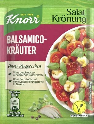 Knorr Balsamic Herb Salad Mix (Salatkrönung Balsamico Kräuter) 0.4 oz (11g)