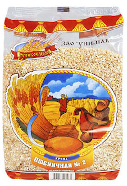 Russkoye Pole Wheat Groats (Pshenichnaya) 26.5 oz (750g)