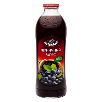 ArtshAni Blueberry Mors Fruit Drink 33.8 oz (1L)