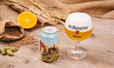 St. Bernardus Wit Beer Cans 4-pack 11.2 oz (330ml)
