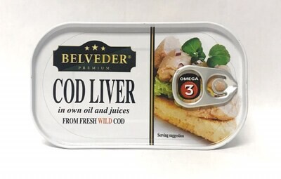Belveder Cod Liver 4.2 oz (120g)