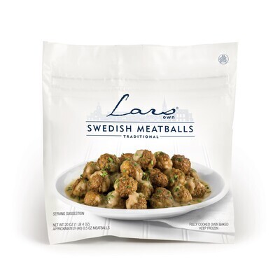Lars Own Traditional Swedish Meatballs Bag 20 oz (567g)