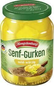 Hengstenberg Mustard Pickles (Senf-Gurken) 12.5 oz (330g)
