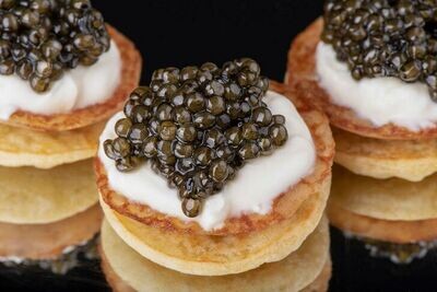 Russian Osetra Karat Black Caviar 4.4 oz (125g) Tin