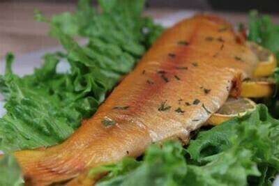 Hot Smoked Golden Trout Large