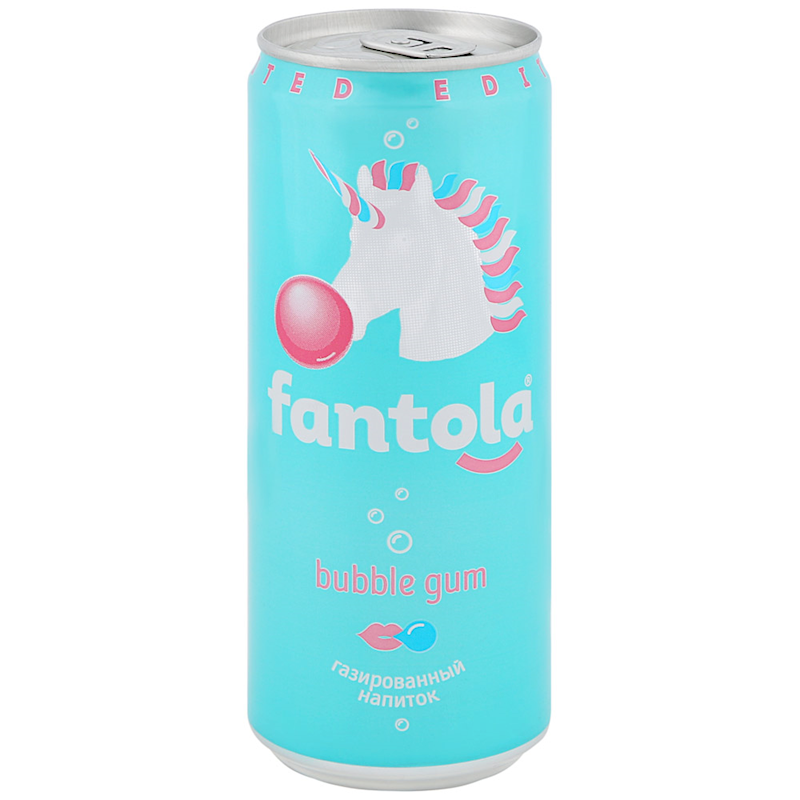 Fantola Bubble Gum Soft Drink 11 oz (330ml)