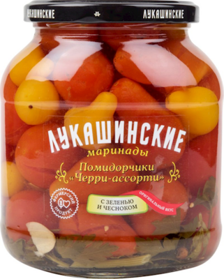 Lukashinskie Marinated Cherry Tomatoes 23.6 oz (670g)