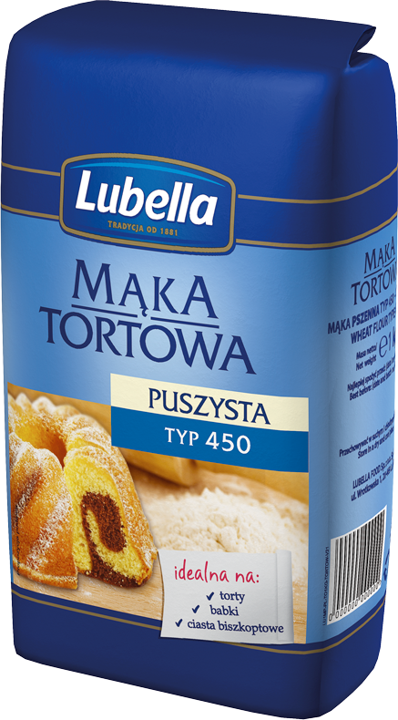 Lubella Cake Flour (Tortowa, Type 450) 2.2 lbs (1kg)