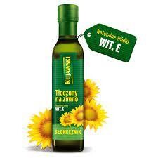 Kujawski Cold Pressed Sunflower Oil (Olej Slonecznik) 8.8 oz (250ml)