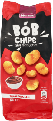 Moreso Broad Bean Chips with Barbecue Flavor (Bob Chips) 2.8 oz (80g)