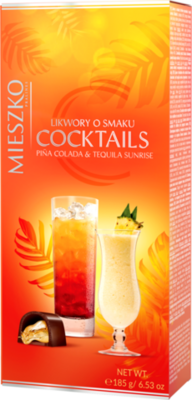 Mieszko Piña Colada & Tequila Sunrise Liquor (Likwory) Flavored Pralines 6.5 oz (185g)