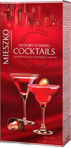 Mieszko Cosmopolitan & Strawberry Daiquiri Liquor (Likwory) Flavored Pralines 6.5 oz (185g)