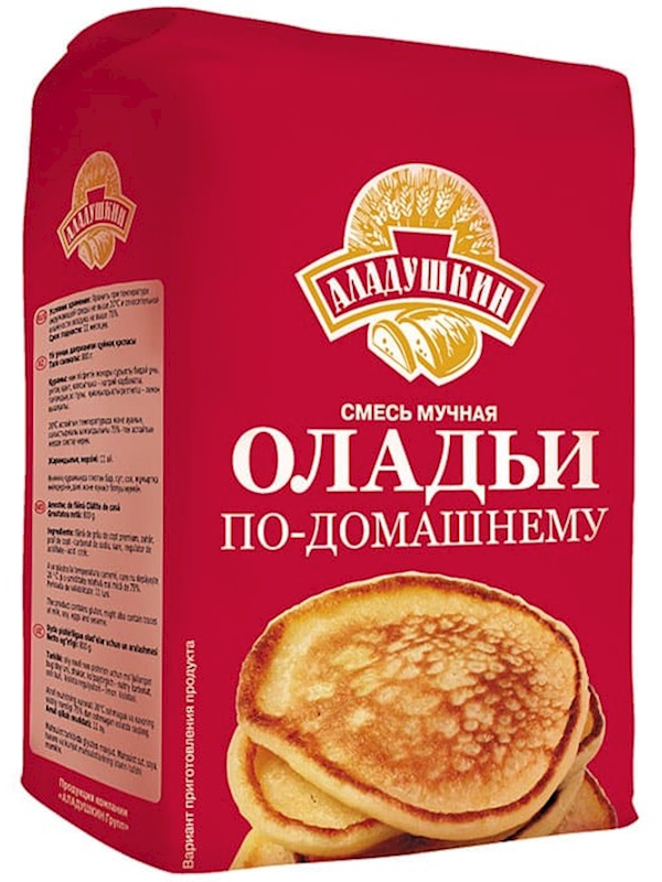 Aladushkin Wheat Flour Mix for Homestyle Pancakes 28.2 oz (800g)