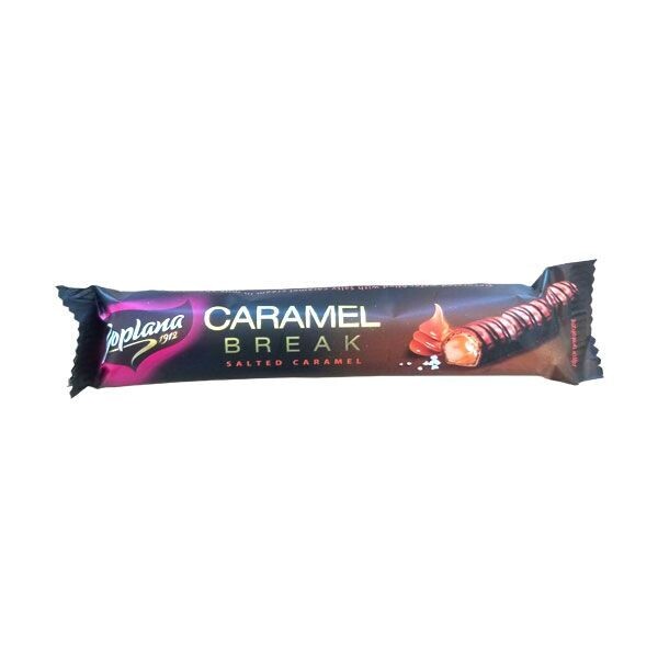 Goplana Caramel Break Chocolate Bar with Salted Caramel 0.8 oz (24g)