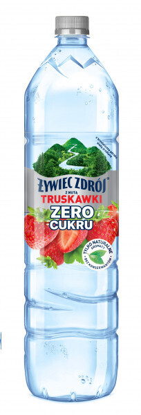 Zywiec Zdroj Sugar Free Strawberry Still Water 40.6 oz (1.2L)