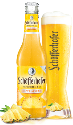 Schöfferhofer Juicy Pineapple Beer Bottle 11.2 oz (330ml)
