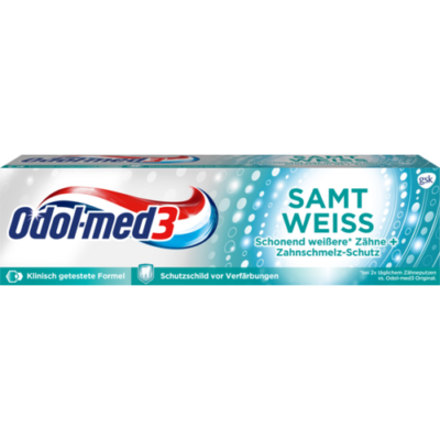 Odol-med3 Velvet White (Samt Weiss) Toothpaste 2.5 oz (75ml)
