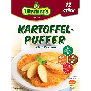 Werner&#39;s Potato Pancake (Kartoffelpuffer) Mix 4.2 oz (120g)