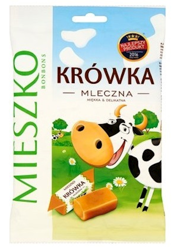 Mieszko Krowka (Krówka) Creamy Milk Fudge Candy Package 7.6 oz (215g)