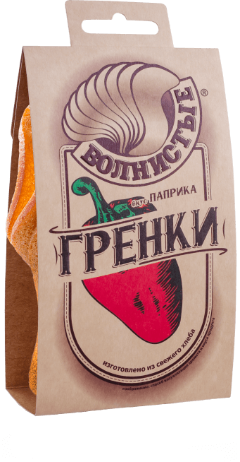 Volnistiye Rusks (Grenki) with Paprika Flavor 0.2 oz (75g)