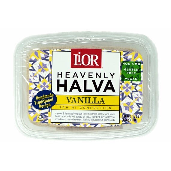 Lior Vanilla Sesame Halva 16 oz (454g)