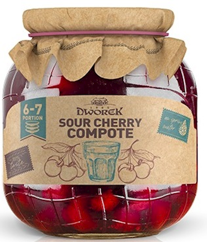 Dworek Sour Cherry Compote 24.3 oz (720ml)