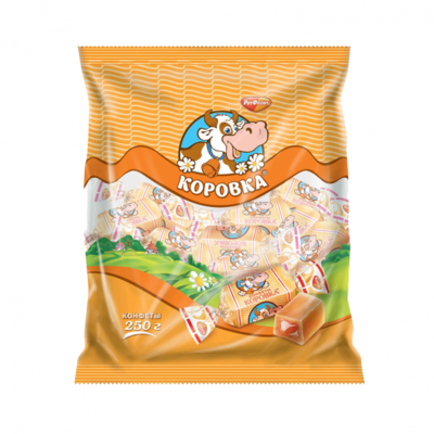 Korovka Creamy Milk Fudge Candy Package 8.8 oz (250g)