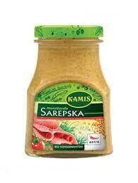 Kamis Sarepska Spicy Brown Mustard 6.5 oz (185g)