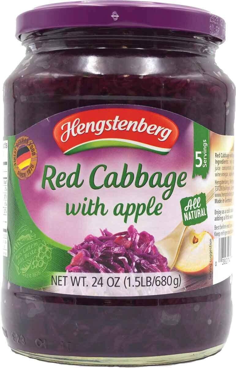 Hengstenberg Red Cabbage with Apple Jar 24 oz (680g)