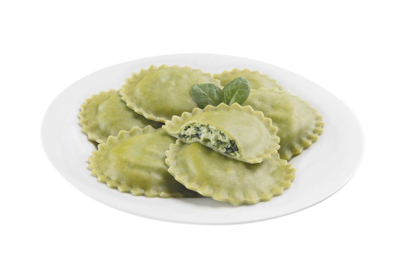 Jumbo Round Spinach Ravioli Package 12-Count 13 oz (369g)