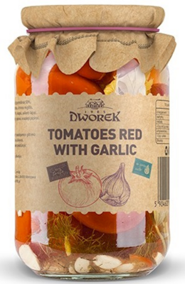 Dworek Marinated Red Tomatoes with Garlic 30.4 oz (900ml)