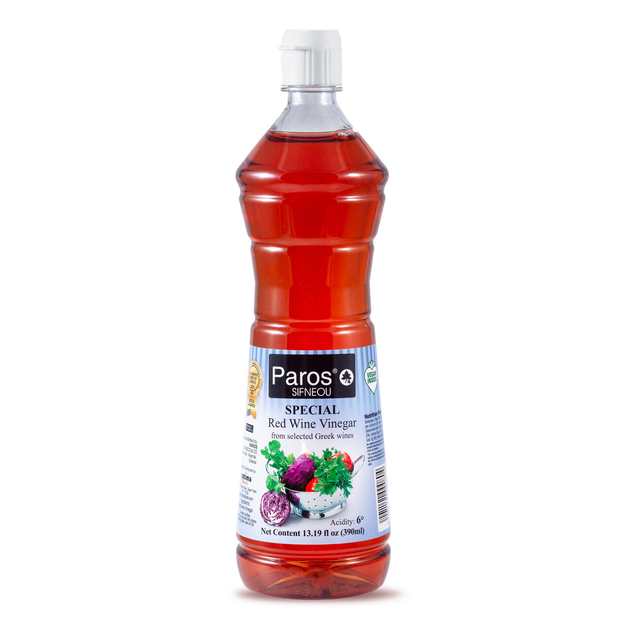 Paros Sifneou Red Wine Vinegar 13.2 oz (390ml)