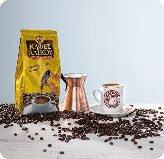 Laiko Traditional Cyprus Ground Coffee (​Kafes Laikou) 16 oz (454g)