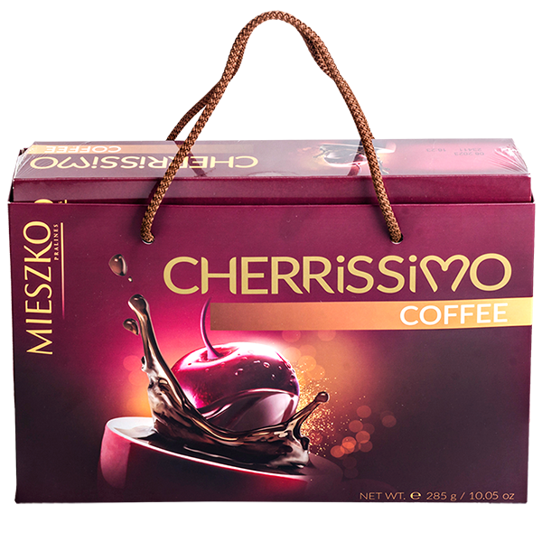 Mieszko Cherrissimo Chocolate Pralines with Coffee Gift Box 10 oz (285g)
