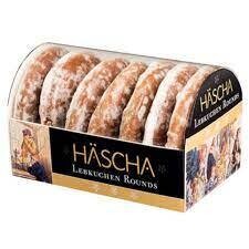 Hascha Sugar Iced Lebkuchen Gingerbread Cookie Rounds 7 oz (198g)