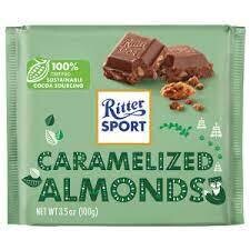 Ritter Sport Caramelized Almonds Winter Edition 3.5 oz (100g)
