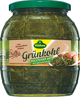 Kühne Barrel Chopped Green Kale (Grünkohl) with Onions 27.5 oz (780g)