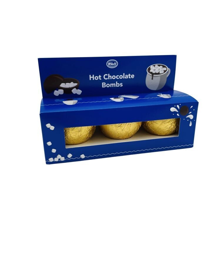 Klett Schokolade Hot Chocolate Bombs (set of 3) 2.2 oz (63g)