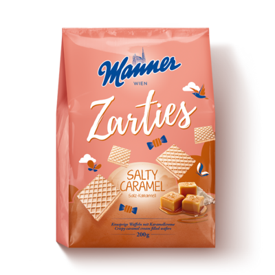 Manner Zarties Waffle Cookies with Salty Caramel 7 oz (200g)