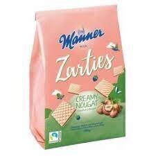 Manner Zarties Waffle Cookies with Creamy Nougat 7 oz (200g)