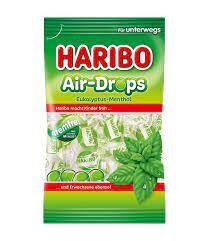 German Haribo Air-Drops Eucalyptus-Menthol 3.5 oz (100g)