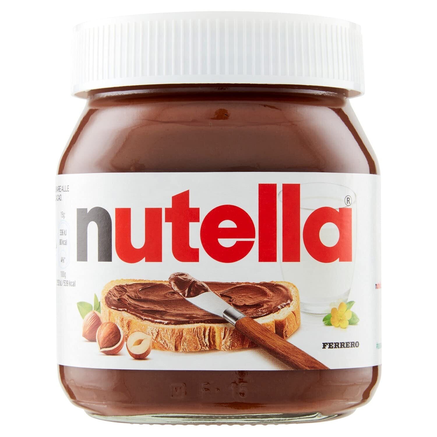 Nutella Hazelnut Spread Glass Jar 12.4 oz (350g)
