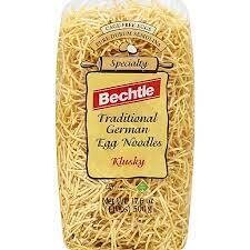 Bechtle Klusky Traditional German Egg Noodles 17.6 oz (500g)
