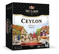 Malwa My Lord Ceylon Premium Black Tea (Herbata Czarna Ekspresowa) 100 tea bags 7 oz (200g)